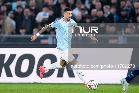 Mattia Zaccagni of SS Lazio during the UEFA Europa League 2024/25 League Phase MD4 match between SS Lazio and FC Porto at Stadio Olimpico on...