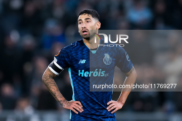 Alan Varela of FC Porto during the UEFA Europa League 2024/25 League Phase MD4 match between SS Lazio and FC Porto at Stadio Olimpico on Nov...