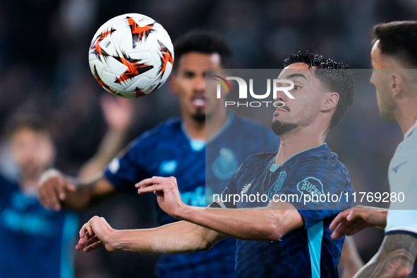 Stephen Eustaquio of FC Porto during the UEFA Europa League 2024/25 League Phase MD4 match between SS Lazio and FC Porto at Stadio Olimpico...