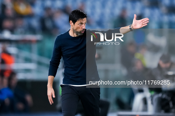 Vitor Bruno head coach of FC Porto gestures during the UEFA Europa League 2024/25 League Phase MD4 match between SS Lazio and FC Porto at St...