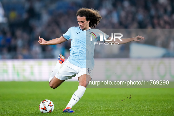 Matteo Guendouzi of SS Lazio during the UEFA Europa League 2024/25 League Phase MD4 match between SS Lazio and FC Porto at Stadio Olimpico o...