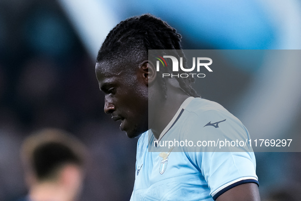 Loum Tchaouna of SS Lazio looks dejected during the UEFA Europa League 2024/25 League Phase MD4 match between SS Lazio and FC Porto at Stadi...