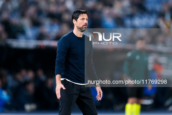 Vitor Bruno head coach of FC Porto looks on during the UEFA Europa League 2024/25 League Phase MD4 match between SS Lazio and FC Porto at St...