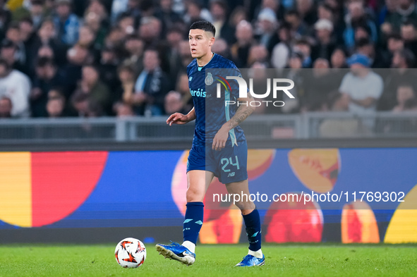 Nehuen Perez of FC Porto during the UEFA Europa League 2024/25 League Phase MD4 match between SS Lazio and FC Porto at Stadio Olimpico on No...