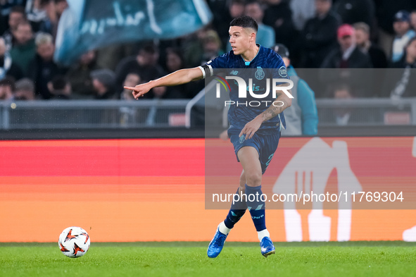 Nehuen Perez of FC Porto gestures during the UEFA Europa League 2024/25 League Phase MD4 match between SS Lazio and FC Porto at Stadio Olimp...