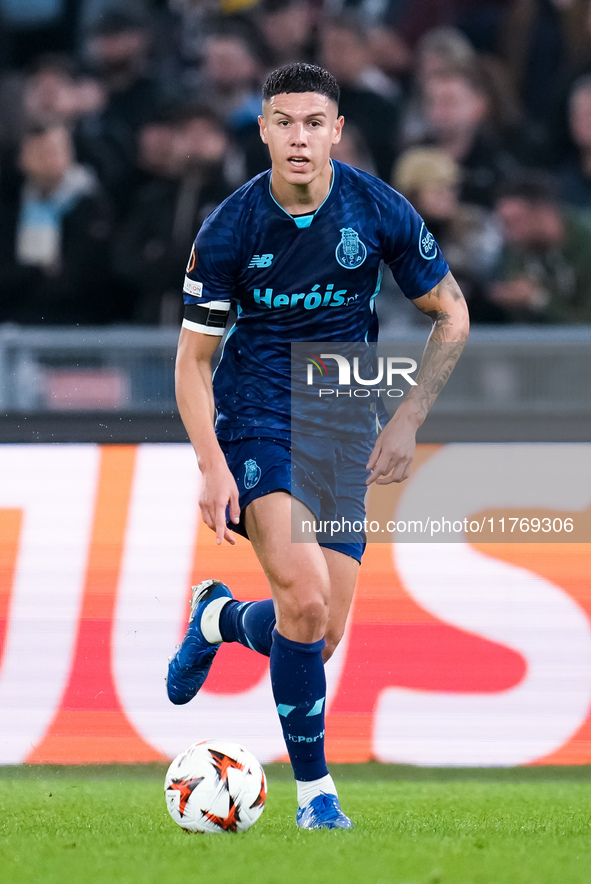 Nehuen Perez of FC Porto during the UEFA Europa League 2024/25 League Phase MD4 match between SS Lazio and FC Porto at Stadio Olimpico on No...