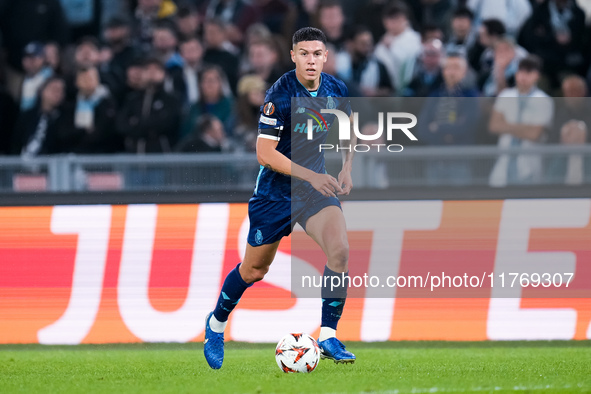 Nehuen Perez of FC Porto during the UEFA Europa League 2024/25 League Phase MD4 match between SS Lazio and FC Porto at Stadio Olimpico on No...