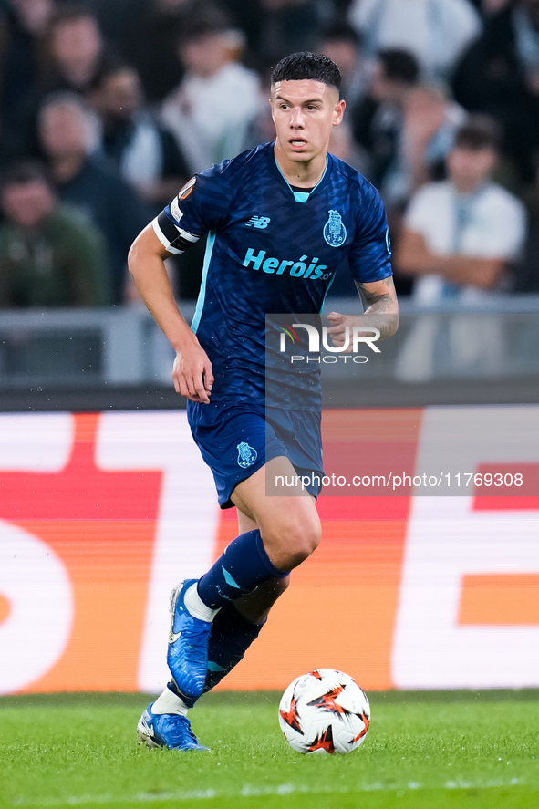 Nehuen Perez of FC Porto during the UEFA Europa League 2024/25 League Phase MD4 match between SS Lazio and FC Porto at Stadio Olimpico on No...