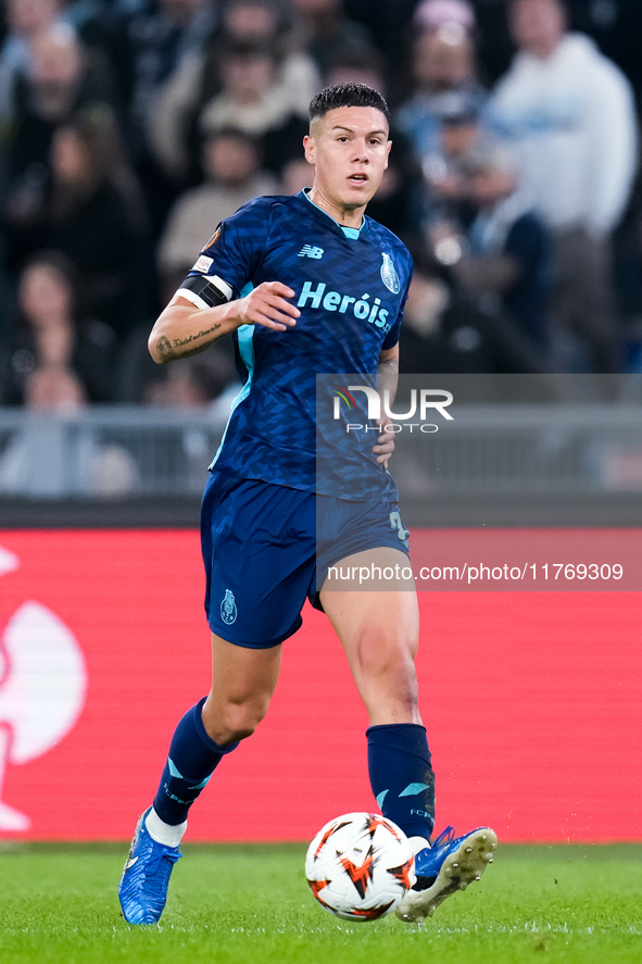 Nehuen Perez of FC Porto during the UEFA Europa League 2024/25 League Phase MD4 match between SS Lazio and FC Porto at Stadio Olimpico on No...