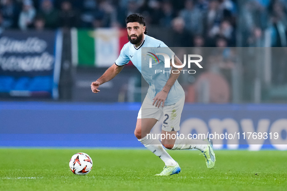 Samuel Gigot of SS Lazio during the UEFA Europa League 2024/25 League Phase MD4 match between SS Lazio and FC Porto at Stadio Olimpico on No...