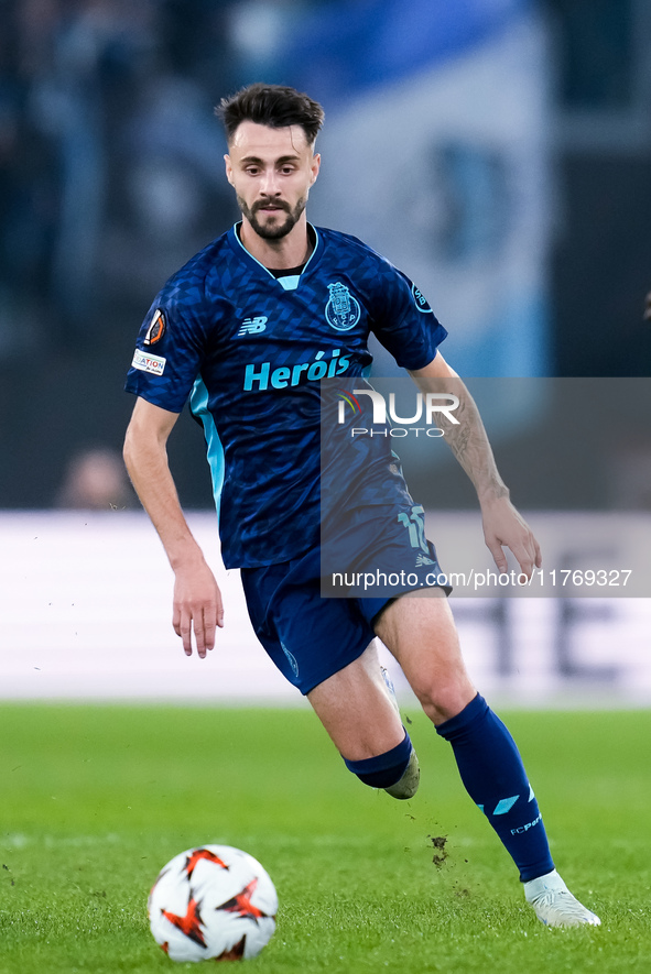 Fabio Vieira of FC Porto during the UEFA Europa League 2024/25 League Phase MD4 match between SS Lazio and FC Porto at Stadio Olimpico on No...