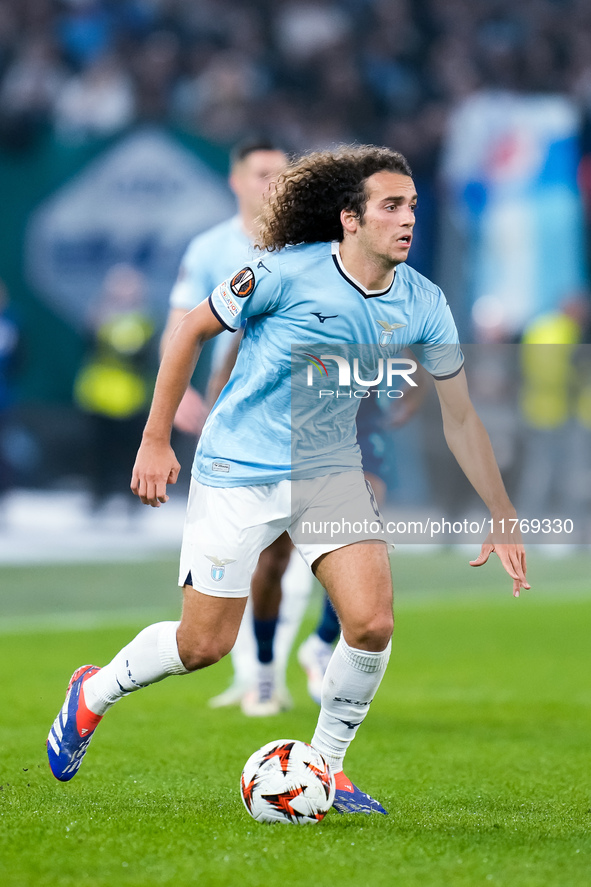 Matteo Guendouzi of SS Lazio during the UEFA Europa League 2024/25 League Phase MD4 match between SS Lazio and FC Porto at Stadio Olimpico o...