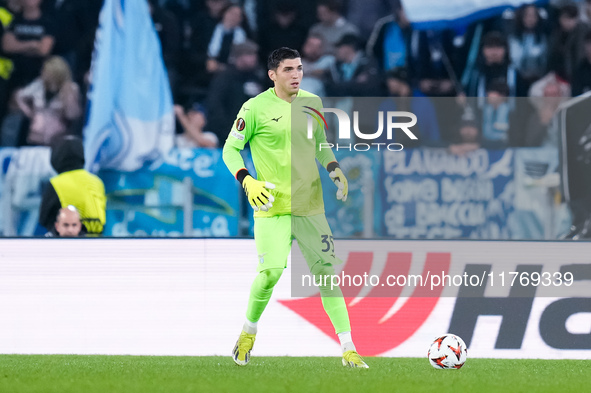 Christos Mandas of SS Lazio during the UEFA Europa League 2024/25 League Phase MD4 match between SS Lazio and FC Porto at Stadio Olimpico on...