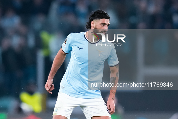 Samuel Gigot of SS Lazio looks on during the UEFA Europa League 2024/25 League Phase MD4 match between SS Lazio and FC Porto at Stadio Olimp...