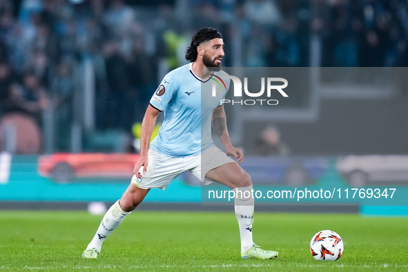 Samuel Gigot of SS Lazio during the UEFA Europa League 2024/25 League Phase MD4 match between SS Lazio and FC Porto at Stadio Olimpico on No...