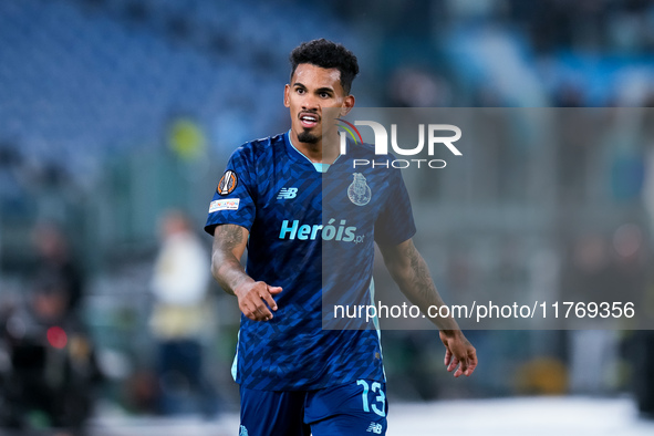 Galeno of FC Porto looks on during the UEFA Europa League 2024/25 League Phase MD4 match between SS Lazio and FC Porto at Stadio Olimpico on...