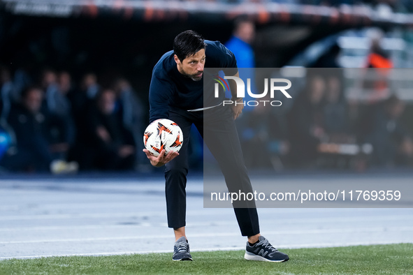 Vitor Bruno head coach of FC Porto gestures during the UEFA Europa League 2024/25 League Phase MD4 match between SS Lazio and FC Porto at St...