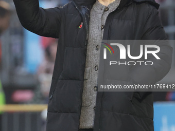 Rehanne Skinner manages West Ham United Women during the Barclays FA Women's Super League soccer match between West Ham United Women and Lei...