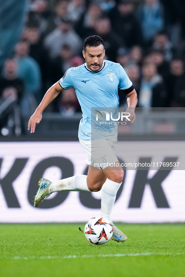 Pedro of SS Lazio during the UEFA Europa League 2024/25 League Phase MD4 match between SS Lazio and FC Porto at Stadio Olimpico on November...