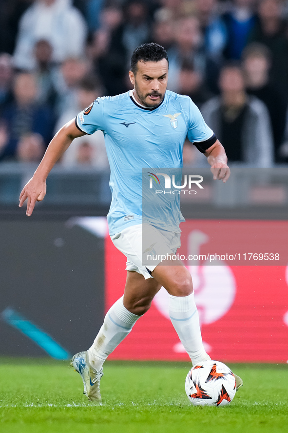 Pedro of SS Lazio during the UEFA Europa League 2024/25 League Phase MD4 match between SS Lazio and FC Porto at Stadio Olimpico on November...