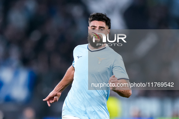 Samuel Gigot of SS Lazio during the UEFA Europa League 2024/25 League Phase MD4 match between SS Lazio and FC Porto at Stadio Olimpico on No...