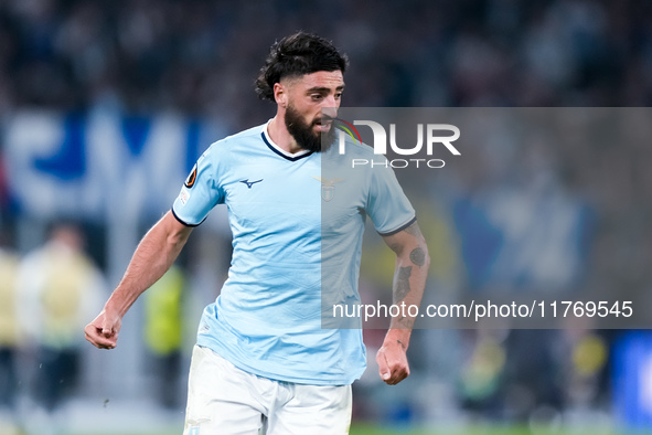 Samuel Gigot of SS Lazio during the UEFA Europa League 2024/25 League Phase MD4 match between SS Lazio and FC Porto at Stadio Olimpico on No...