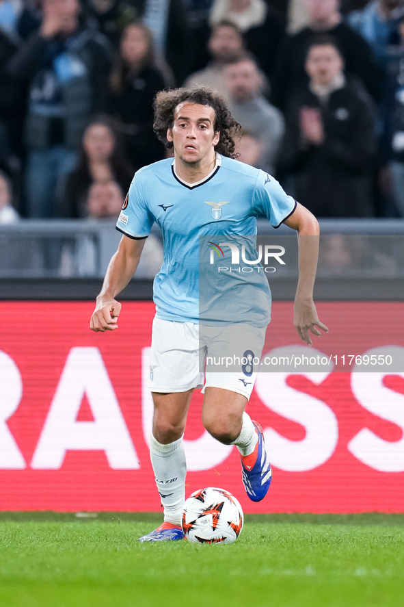 Matteo Guendouzi of SS Lazio during the UEFA Europa League 2024/25 League Phase MD4 match between SS Lazio and FC Porto at Stadio Olimpico o...