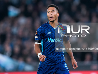 Danny Namaso Loader of FC Porto reacts during the UEFA Europa League 2024/25 League Phase MD4 match between SS Lazio and FC Porto at Stadio...