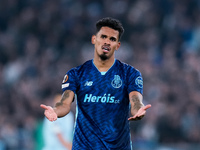 Galeno of FC Porto reacts during the UEFA Europa League 2024/25 League Phase MD4 match between SS Lazio and FC Porto at Stadio Olimpico on N...