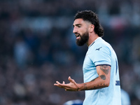 Samuel Gigot of SS Lazio looks on during the UEFA Europa League 2024/25 League Phase MD4 match between SS Lazio and FC Porto at Stadio Olimp...