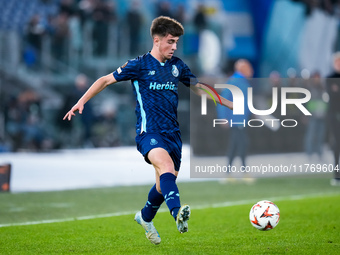 Martim Fernandes of FC Porto during the UEFA Europa League 2024/25 League Phase MD4 match between SS Lazio and FC Porto at Stadio Olimpico o...