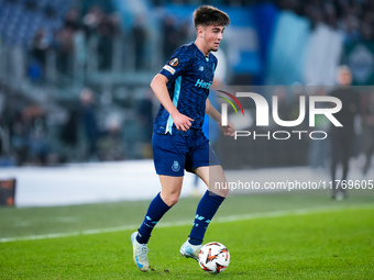 Martim Fernandes of FC Porto during the UEFA Europa League 2024/25 League Phase MD4 match between SS Lazio and FC Porto at Stadio Olimpico o...