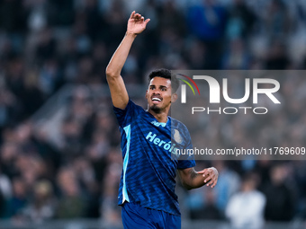 Galeno of FC Porto reacts during the UEFA Europa League 2024/25 League Phase MD4 match between SS Lazio and FC Porto at Stadio Olimpico on N...