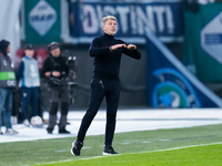 Marco Baroni head coach of SS Lazio gestures during the UEFA Europa League 2024/25 League Phase MD4 match between SS Lazio and FC Porto at S...