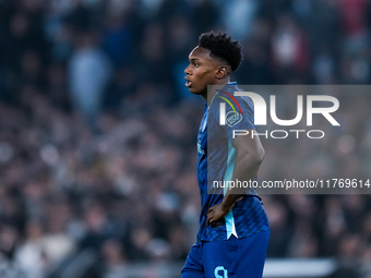 Samu Omorodion of FC Porto looks on during the UEFA Europa League 2024/25 League Phase MD4 match between SS Lazio and FC Porto at Stadio Oli...