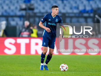 Nehuen Perez of FC Porto during the UEFA Europa League 2024/25 League Phase MD4 match between SS Lazio and FC Porto at Stadio Olimpico on No...