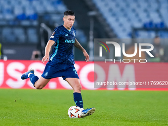 Nehuen Perez of FC Porto during the UEFA Europa League 2024/25 League Phase MD4 match between SS Lazio and FC Porto at Stadio Olimpico on No...