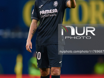 Dani Parejo of Villarreal CF reacts during the LaLiga EA Sports match between Villarreal CF and Deportivo Alaves at Estadio de la Ceramica i...