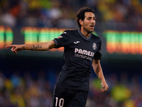 Dani Parejo of Villarreal CF reacts during the LaLiga EA Sports match between Villarreal CF and Deportivo Alaves at Estadio de la Ceramica i...