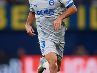 Manu Sanchez of Deportivo Alaves is in action during the LaLiga EA Sports match between Villarreal CF and Deportivo Alaves at Estadio de la...