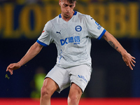 Antonio Blanco of Deportivo Alaves is in action during the LaLiga EA Sports match between Villarreal CF and Deportivo Alaves at Estadio de l...