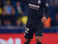 Juan Bernat of Villarreal CF reacts during the LaLiga EA Sports match between Villarreal CF and Deportivo Alaves at Estadio de la Ceramica i...