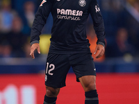 Juan Bernat of Villarreal CF reacts during the LaLiga EA Sports match between Villarreal CF and Deportivo Alaves at Estadio de la Ceramica i...