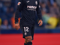 Juan Bernat of Villarreal CF reacts during the LaLiga EA Sports match between Villarreal CF and Deportivo Alaves at Estadio de la Ceramica i...