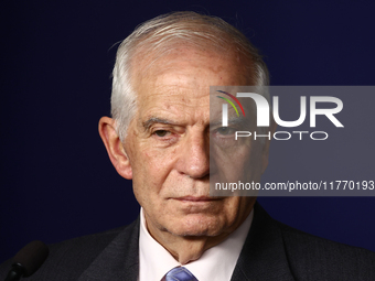 High Representative of the Union for Foreign Affairs and Security Policy Josep Borrell during the press conference in Warsaw, Poland on Nove...