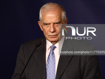 High Representative of the Union for Foreign Affairs and Security Policy Josep Borrell during the press conference in Warsaw, Poland on Nove...