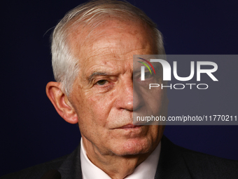 High Representative of the Union for Foreign Affairs and Security Policy Josep Borrell during the press conference in Warsaw, Poland on Nove...