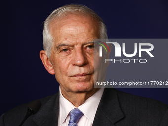 High Representative of the Union for Foreign Affairs and Security Policy Josep Borrell during the press conference in Warsaw, Poland on Nove...