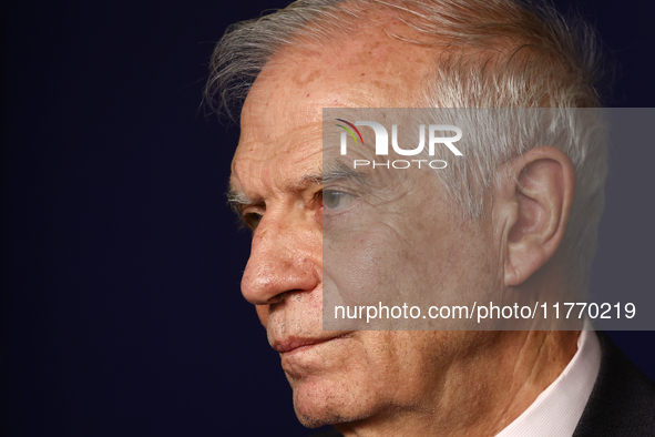 High Representative of the Union for Foreign Affairs and Security Policy Josep Borrell during the press conference in Warsaw, Poland on Nove...