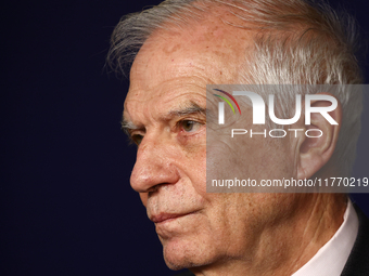 High Representative of the Union for Foreign Affairs and Security Policy Josep Borrell during the press conference in Warsaw, Poland on Nove...